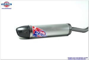 Mix Silencer for two strokes engine, in aluminium with carbon cap.TM 125 -144 (08/14)- SMR (08/16).